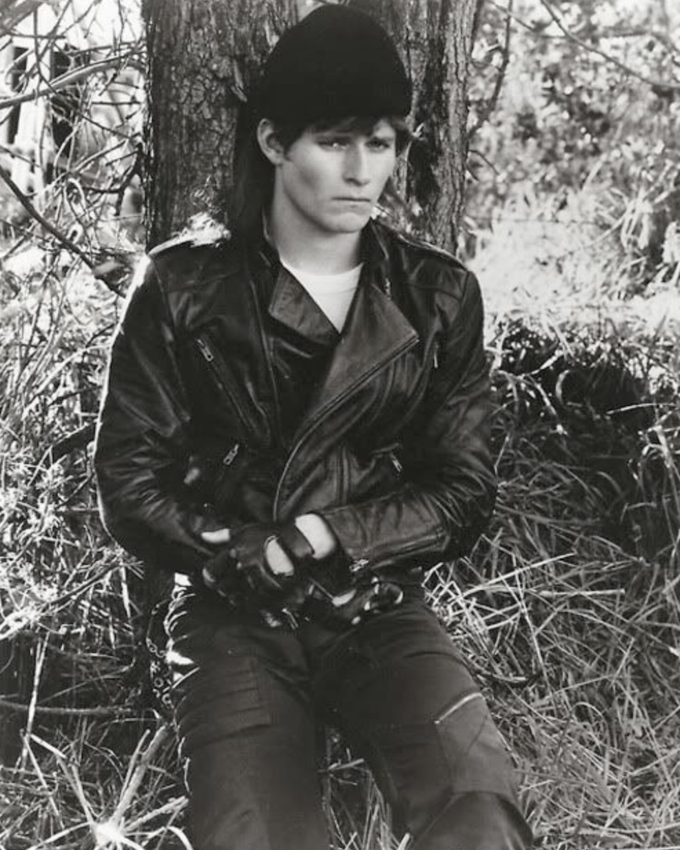 On the set of "Rivers Edge"